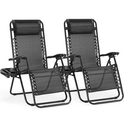Set of 2 Outdoor Lounge Chair