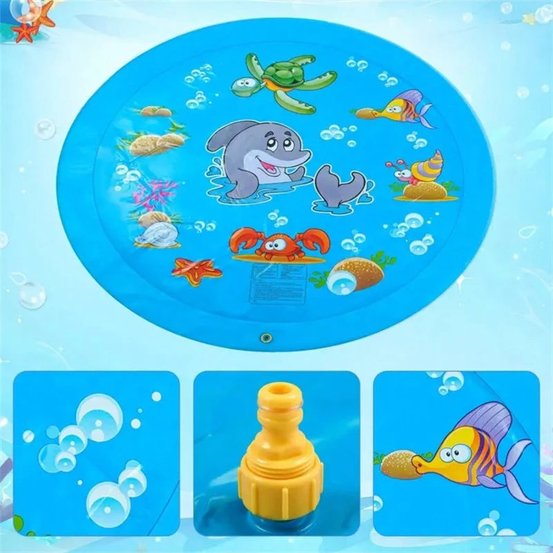 Outdoor Inflatable Water Sprinkler Pad Spray Mat