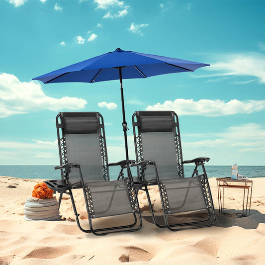 Set of 2 Outdoor Lounge Chair